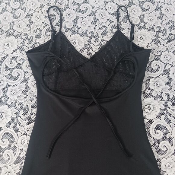 Sparkly Sequins Fitted Backless Mini Dress - Picture 7 of 13